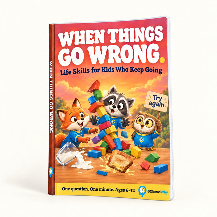 When Things Go Wrong — Life Skills for Kids — product photograph